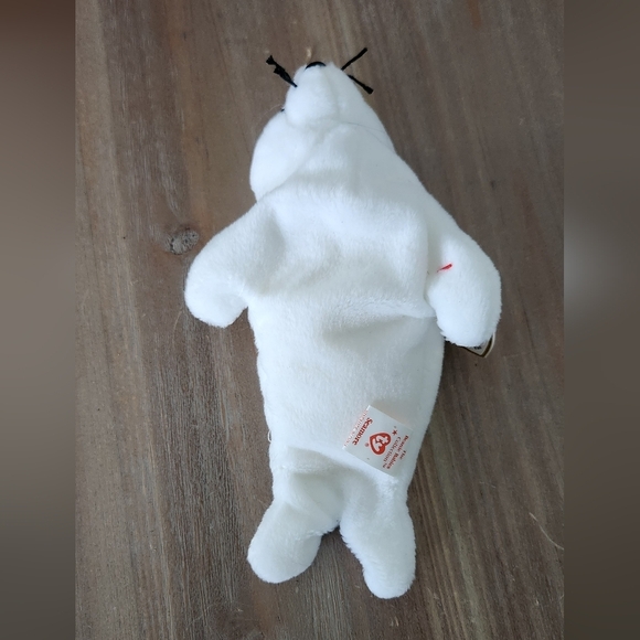 🤍 Ty Beanie Baby “Seamore” Seal Set – 1993 Beanie & Teenie Pair, Excellent Cond - Picture 5 of 15